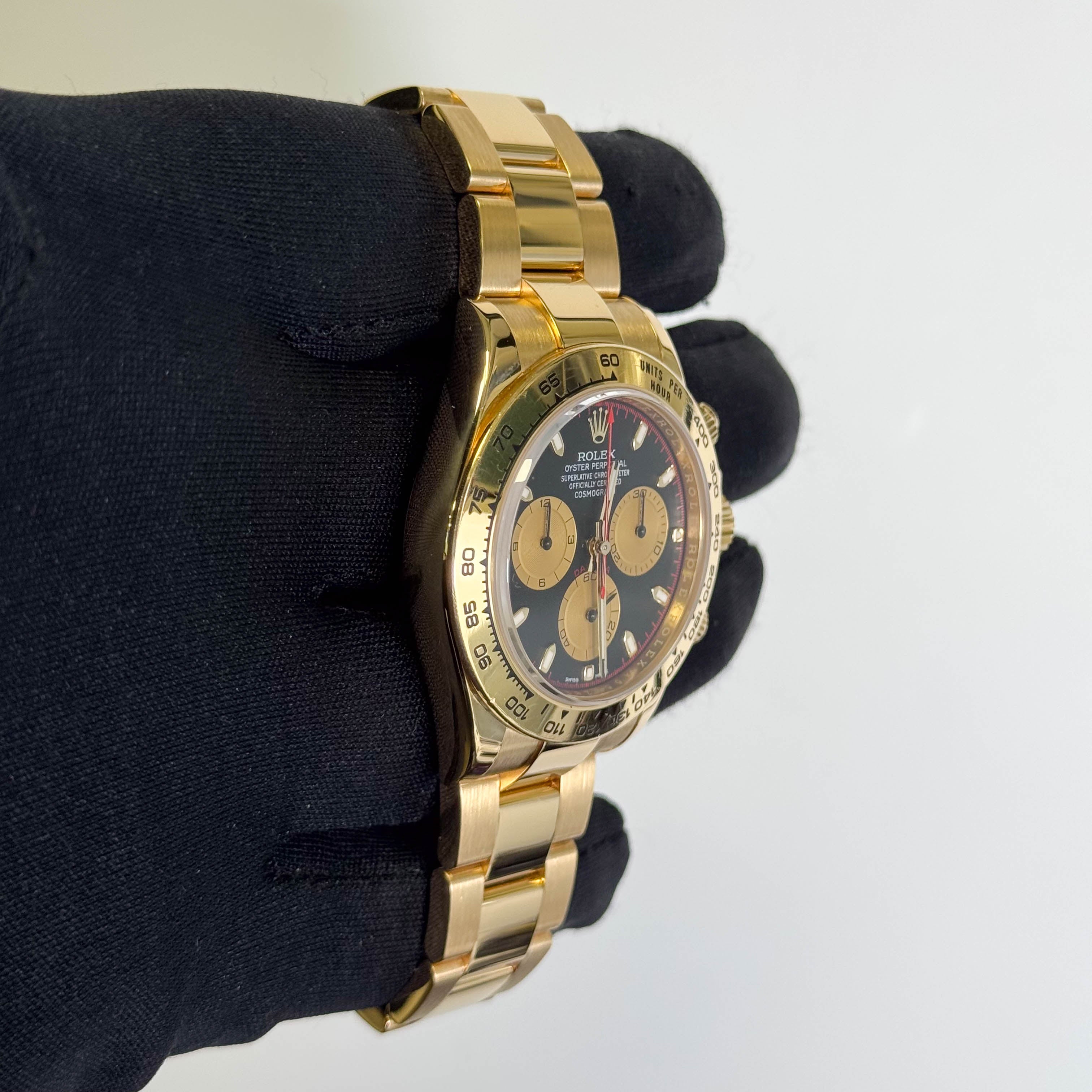 Rolex Daytona 40mm Black Dial Watch Ref# 116508 - Happy Jewelers Fine Jewelry Lifetime Warranty