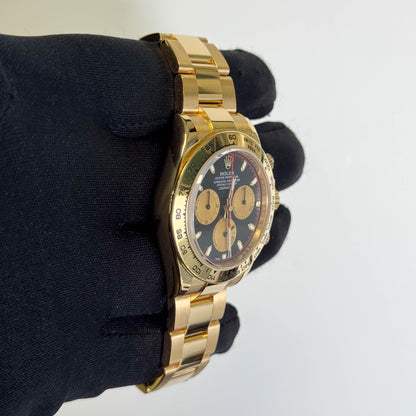 Rolex Daytona 40mm Black Dial Watch Ref# 116508 - Happy Jewelers Fine Jewelry Lifetime Warranty