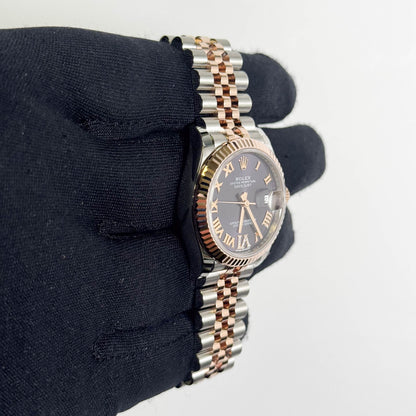 Rolex Datejust 31mm Purple Dial Watch Ref# 278271 - Happy Jewelers Fine Jewelry Lifetime Warranty
