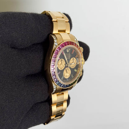 Rolex Daytona 40mm Black Dial Watch Ref # 116598RBOW