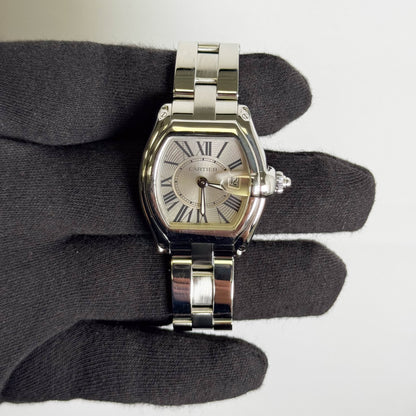 Cartier Roadster 31mm Silver Dial Watch Ref# W62016V3