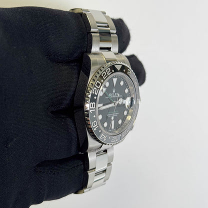 Rolex GMT-Master II 40mm Black Dial Ref# 126710GRNR