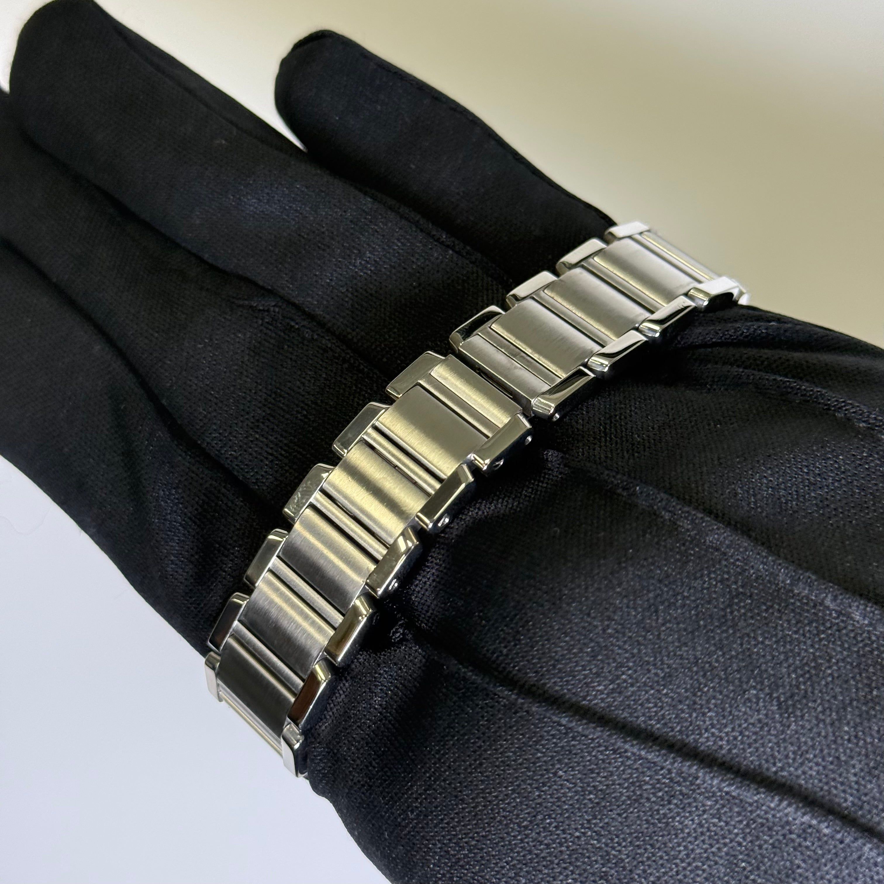 Cartier Tank 20mm Ivory Dial Watch Ref# W51008Q3