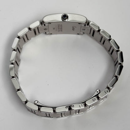 Cartier Tank Stainless Steel 20mm Ivory Dial Watch Ref# W51008Q3 - Happy Jewelers Fine Jewelry Lifetime Warranty
