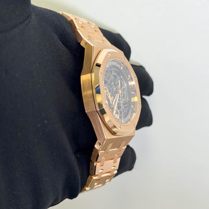 Audemars Piguet Royal Oak 41mm Open Work Dial Watch Ref# 154070R.OO.1220OR.01