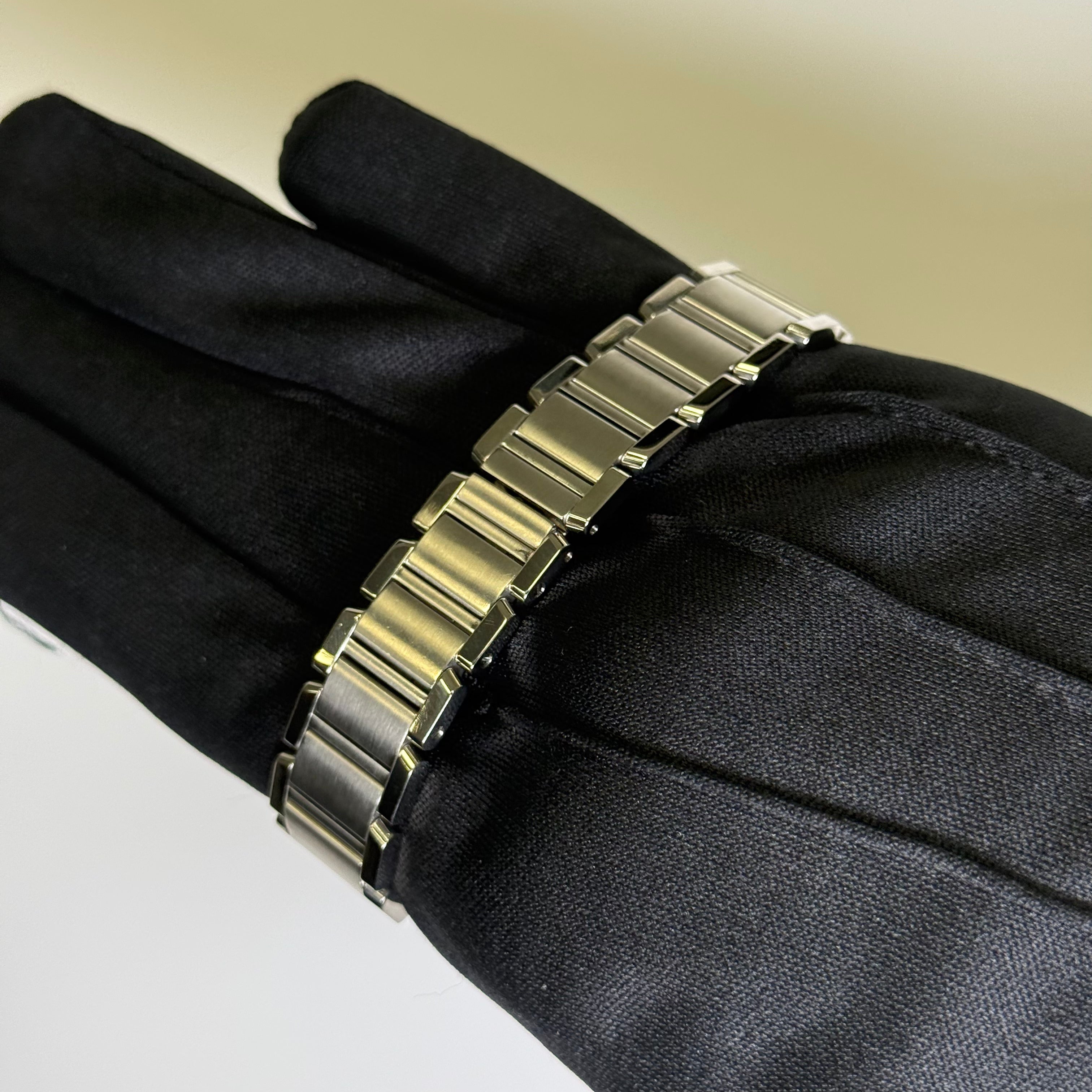 Cartier Tank 20mm Ivory Dial Watch Ref# W51008Q3