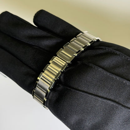 Cartier Tank 20mm Ivory Dial Watch Ref# W51008Q3