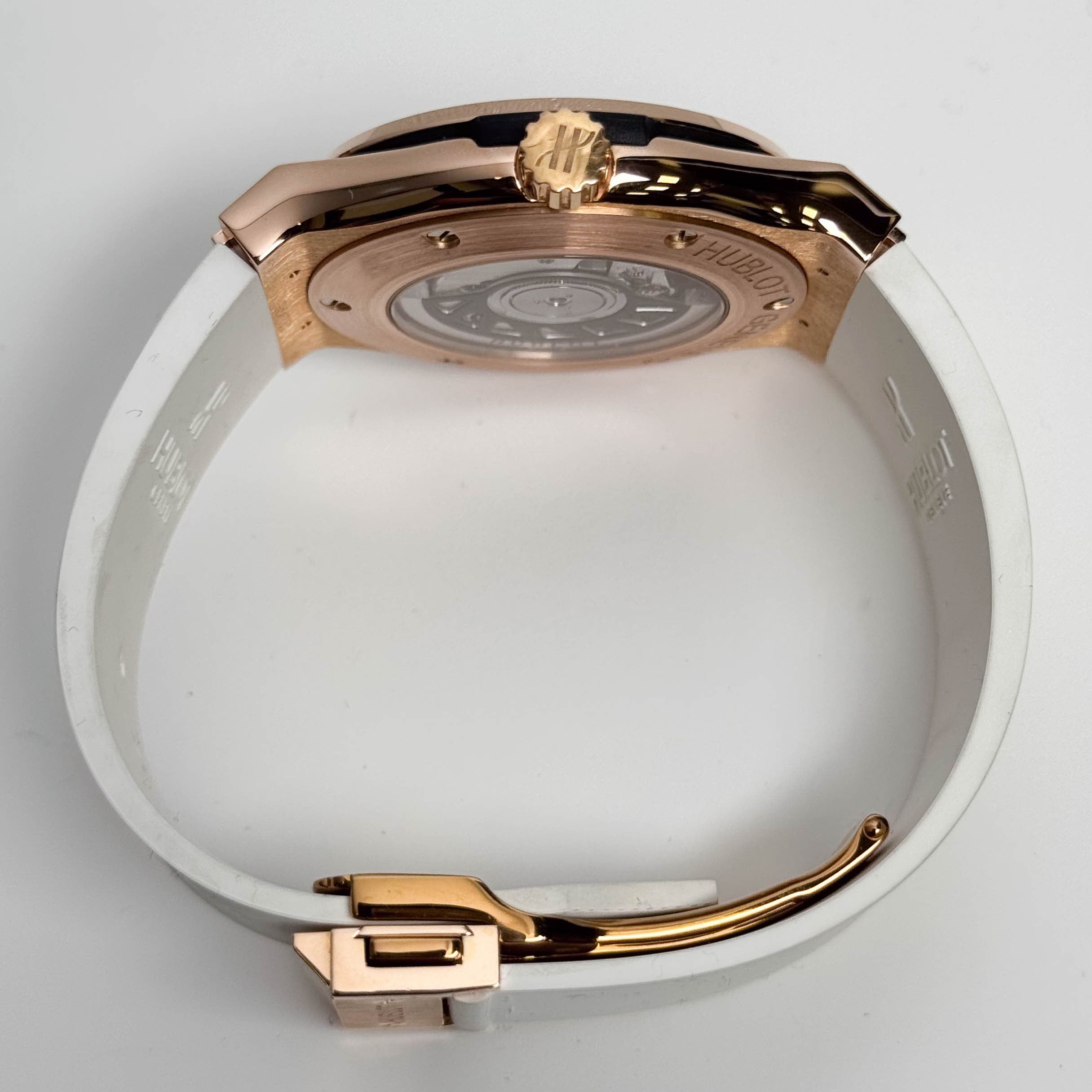 Hublot Classic Fusion 42mm Silver Opaline Dial Watch Ref# 542.OX.2610.LR
