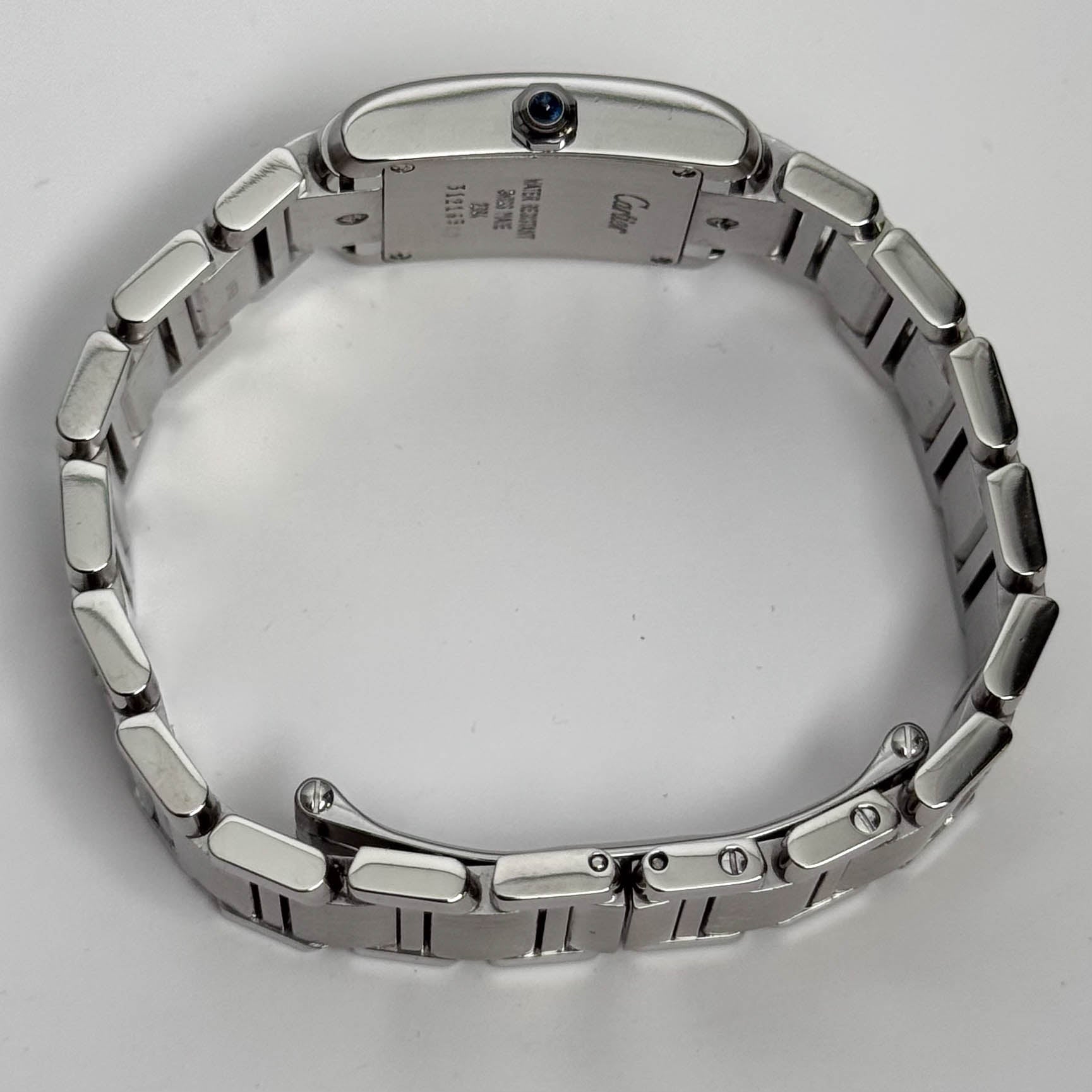 Cartier Tank Stainless Steel 20mm Ivory Dial Watch Ref# W51008Q3 - Happy Jewelers Fine Jewelry Lifetime Warranty