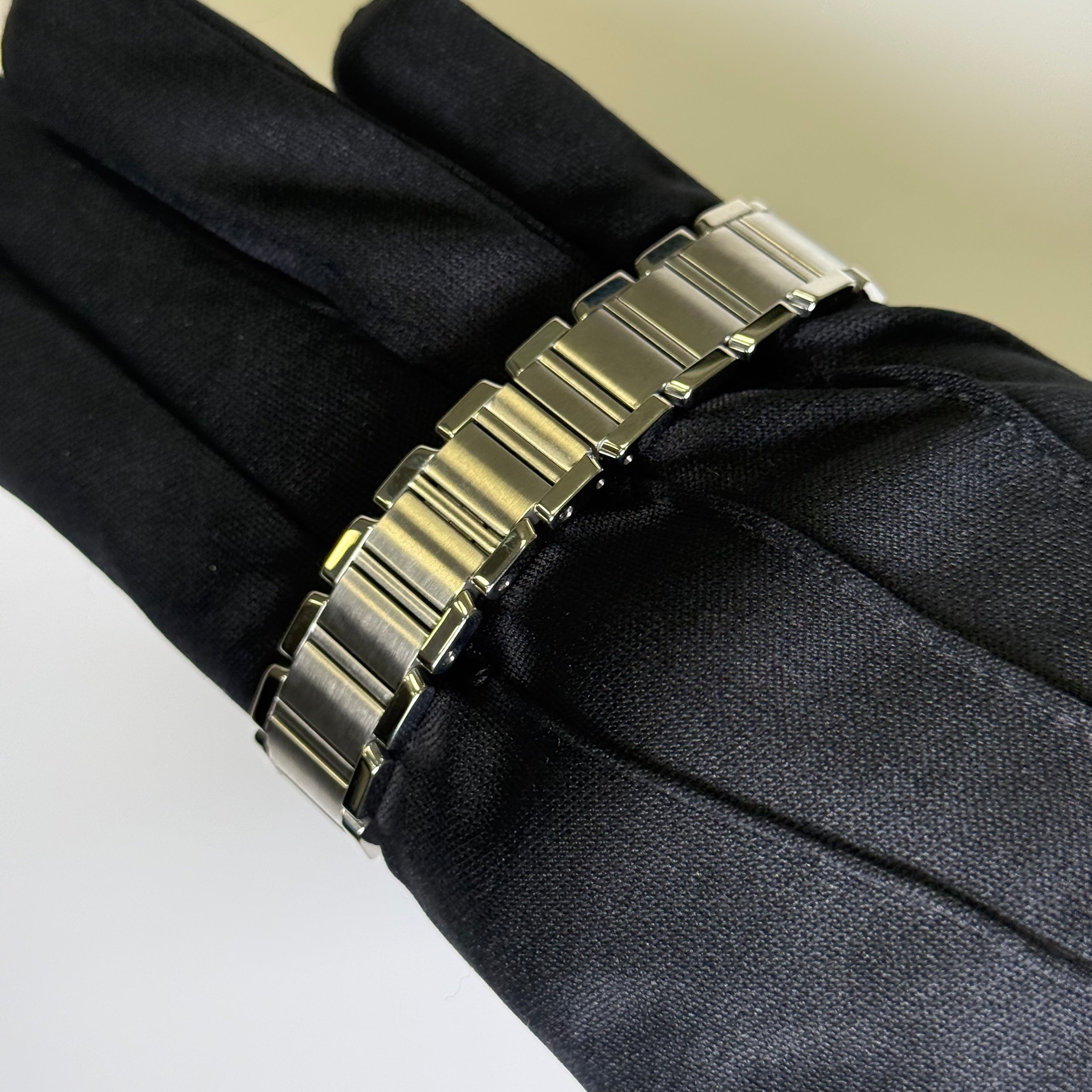 Cartier Tank 20mm Ivory Dial Watch Ref# W51008Q3