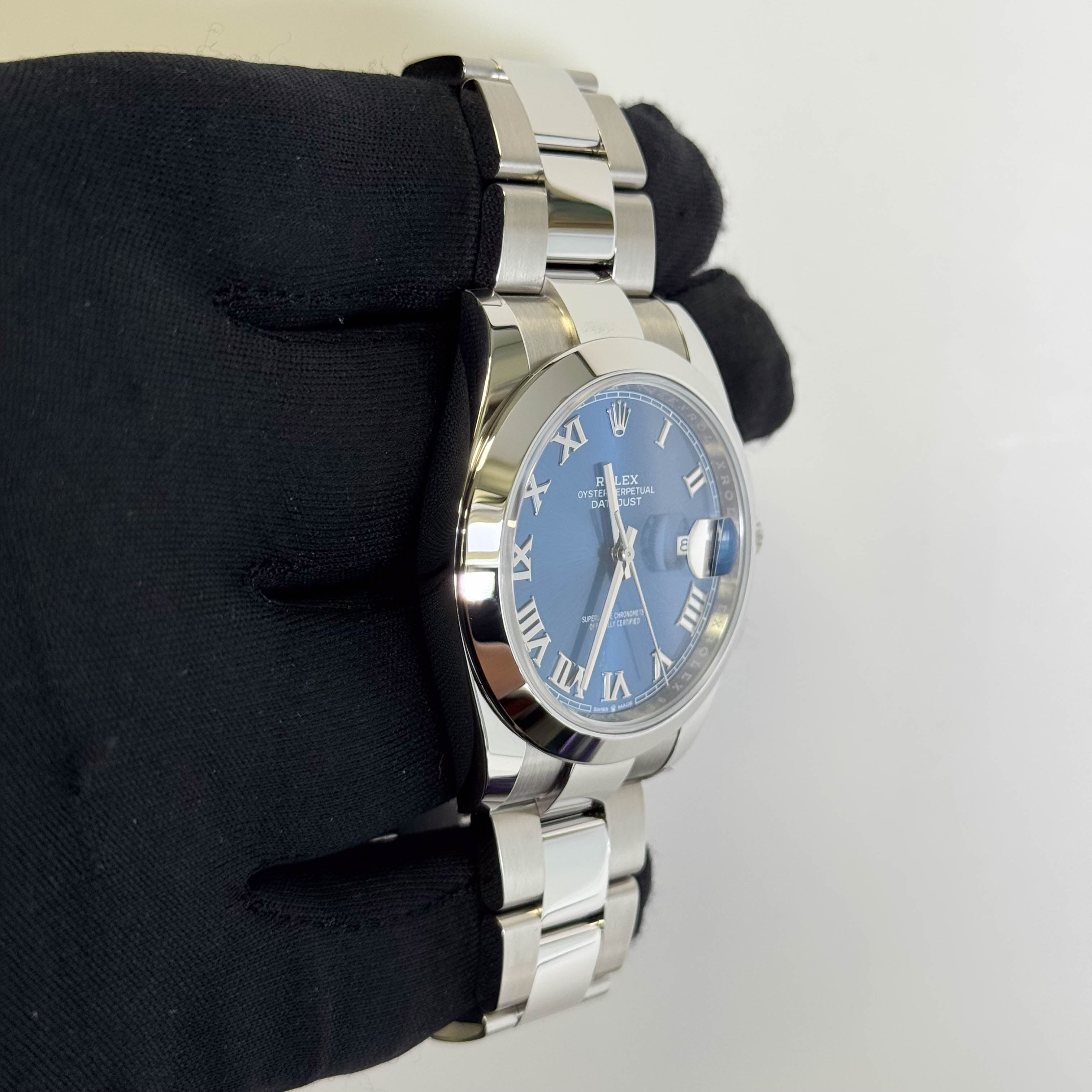 Rolex Datejust 41mm Blue Dial Watch Ref# 126300
