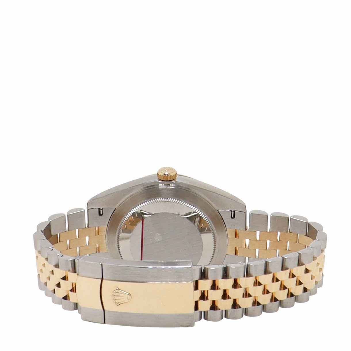 Rolex Datejust 41mm Yellow Gold & Stainless Steel White MOP Diamond Dial Watch Reference# 126333 - Happy Jewelers Fine Jewelry Lifetime Warranty