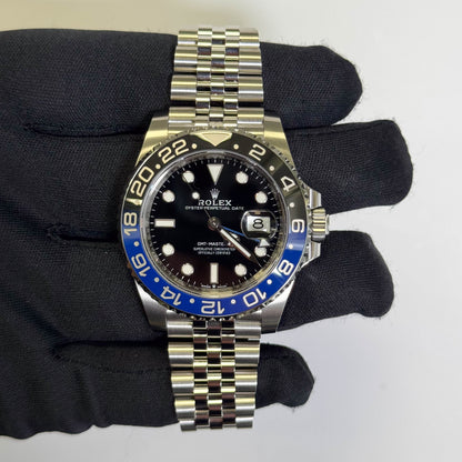 Rolex GMT-Master II 40mm Black Dial Watch Ref# 126710BLNR