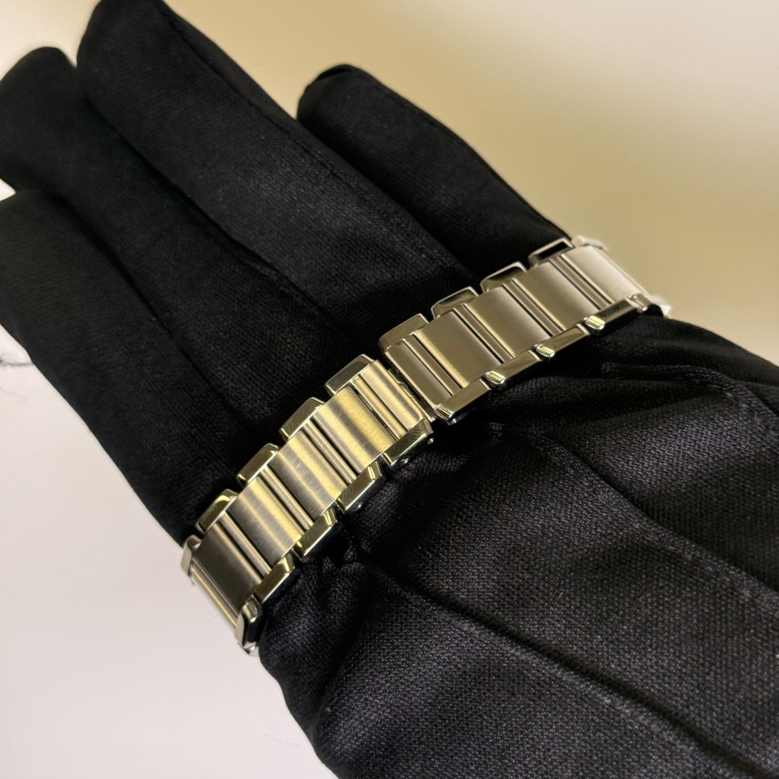 Cartier Tank 20mm Ivory Dial Watch Ref# W51008Q3