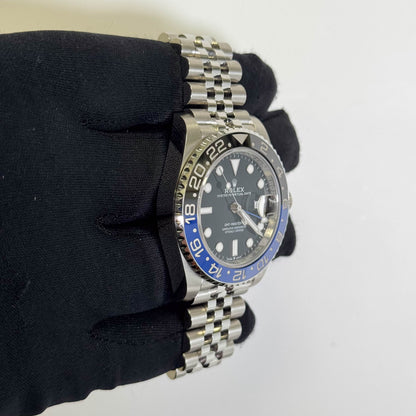 Rolex GMT-Master II 40mm Black Dial Watch Ref# 126710BLNR