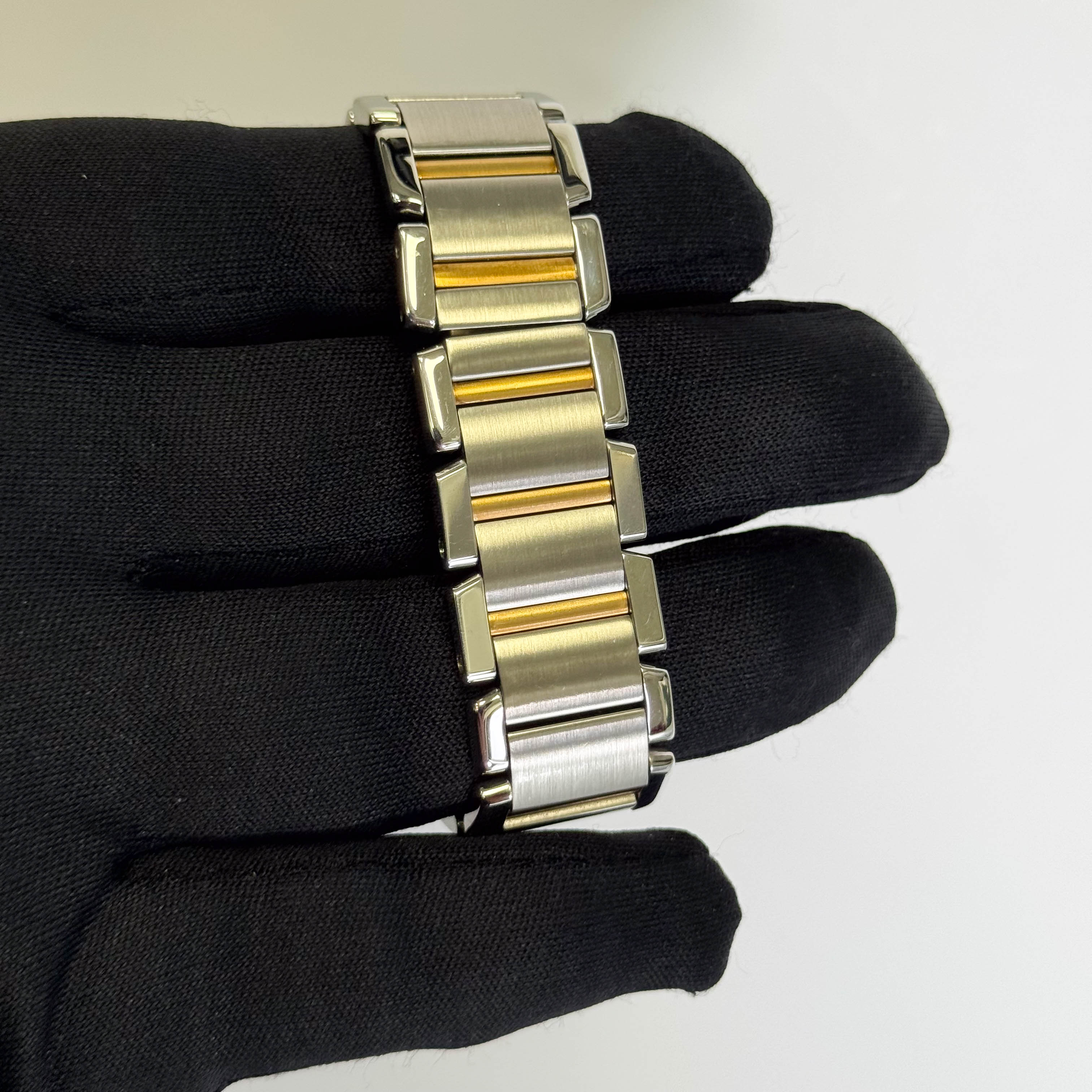 Cartier Tank Stainless Steel 32mm White Dial Watch Ref# W51005Q4 - Happy Jewelers Fine Jewelry Lifetime Warranty