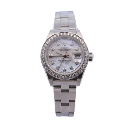 Rolex Datejust Stainless Steel 26mm Blue Stick Dial Watch Ref# 79160 - Happy Jewelers Fine Jewelry Lifetime Warranty