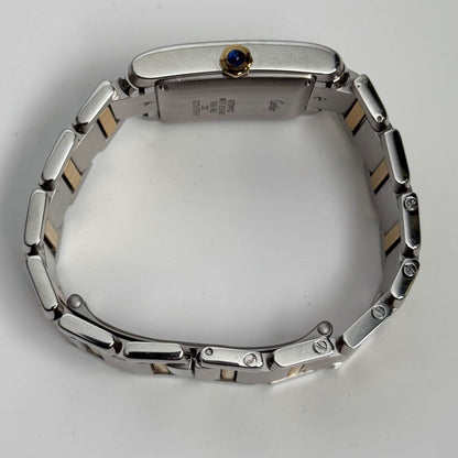 Cartier Tank Stainless Steel 32mm White Dial Watch Ref# W51005Q4 - Happy Jewelers Fine Jewelry Lifetime Warranty