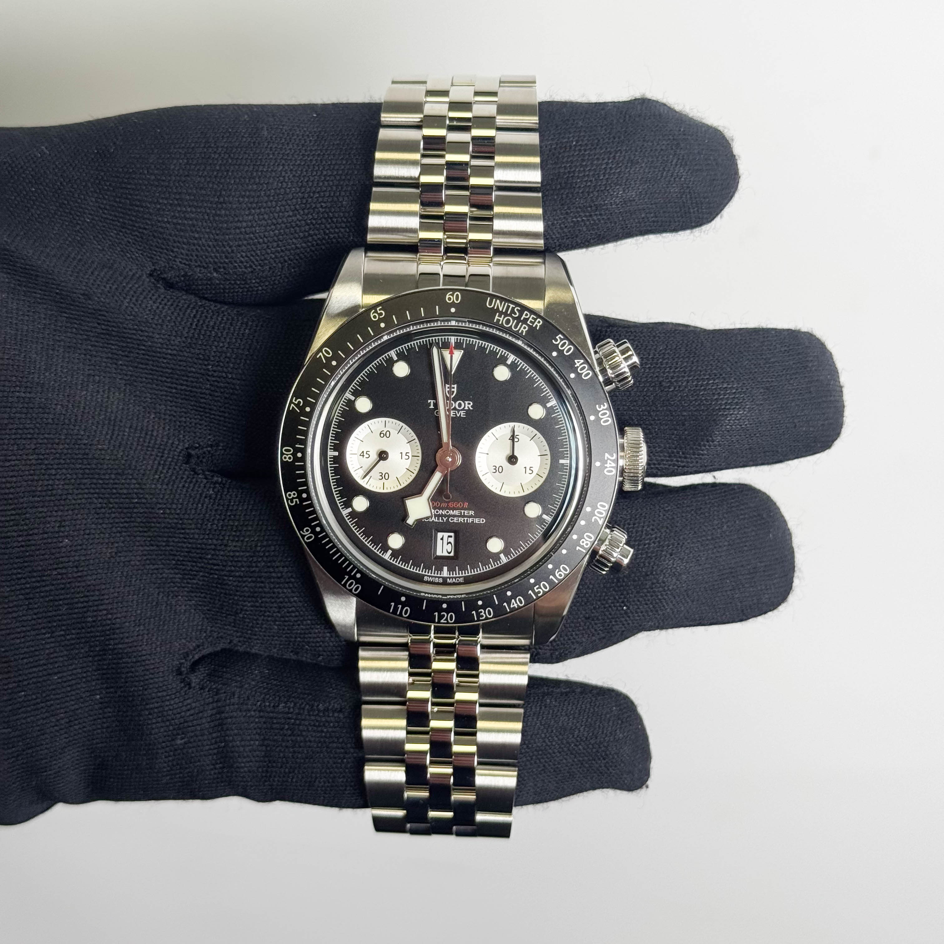Tudor Black Bay 41mm Black Dial Watch Ref# 79360N - Happy Jewelers Fine Jewelry Lifetime Warranty
