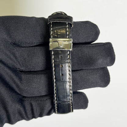 Rolex Cellini 35mm Black Dial Watch Ref# 5241