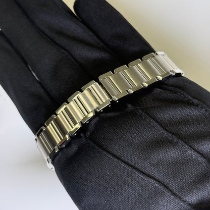 Cartier Tank 20mm Ivory Dial Watch Ref# W51008Q3