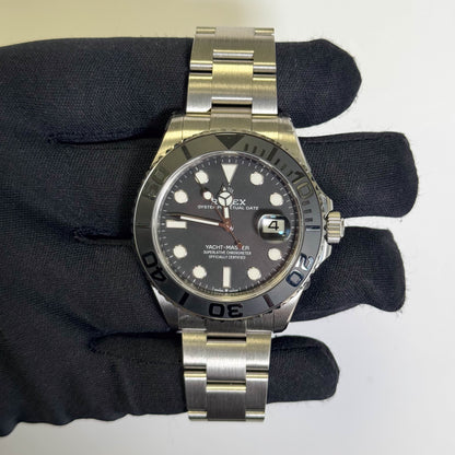 Rolex Yacht-Master 42mm Black Dial Watch Ref# 226627