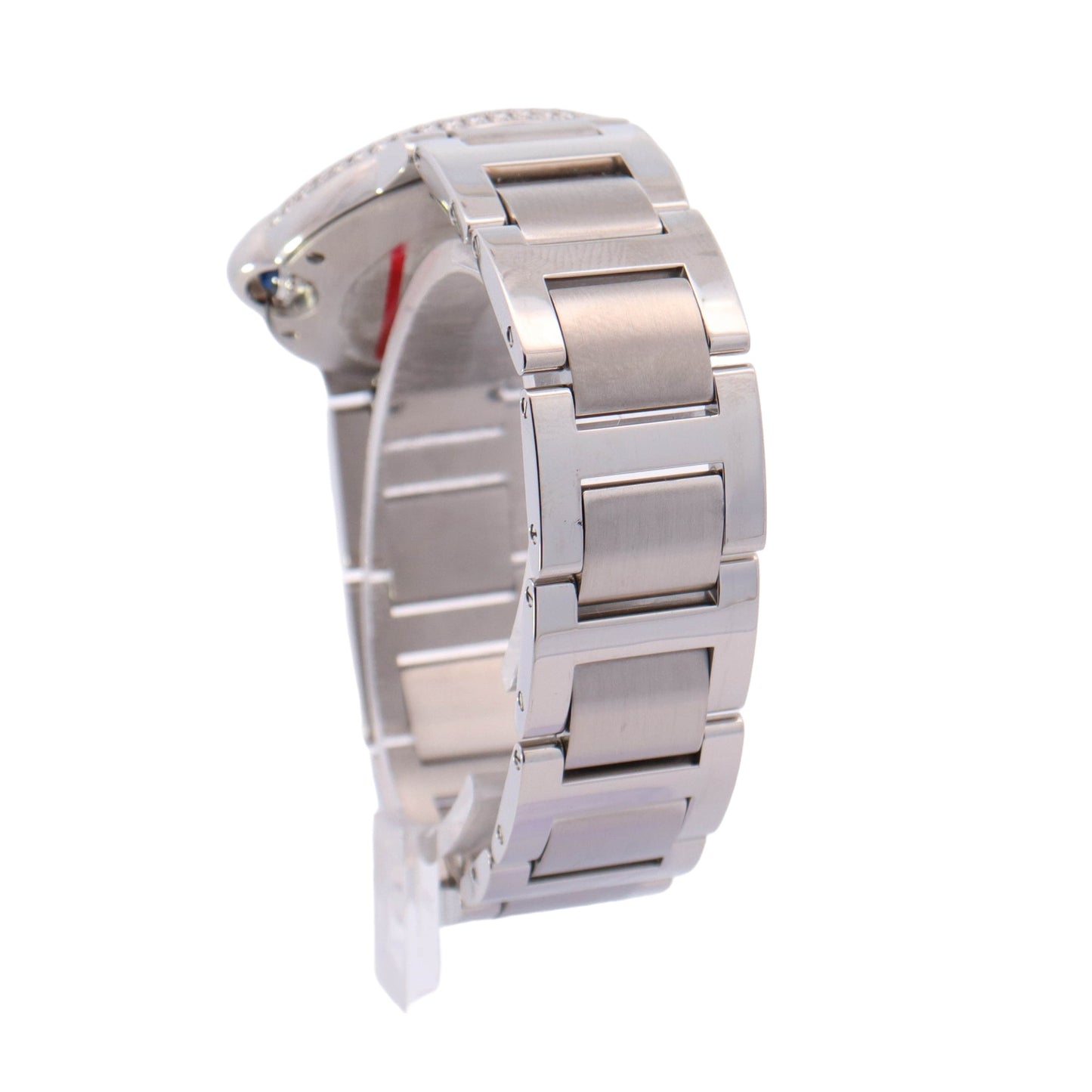 Cartier Ballon Bleu Stainless Steel 36mm White Roman Dial Watch Reference #: W69011Z4 - Happy Jewelers Fine Jewelry Lifetime Warranty