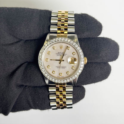 Rolex Datejust 36mm MOP Dial Watch Ref# 16233
