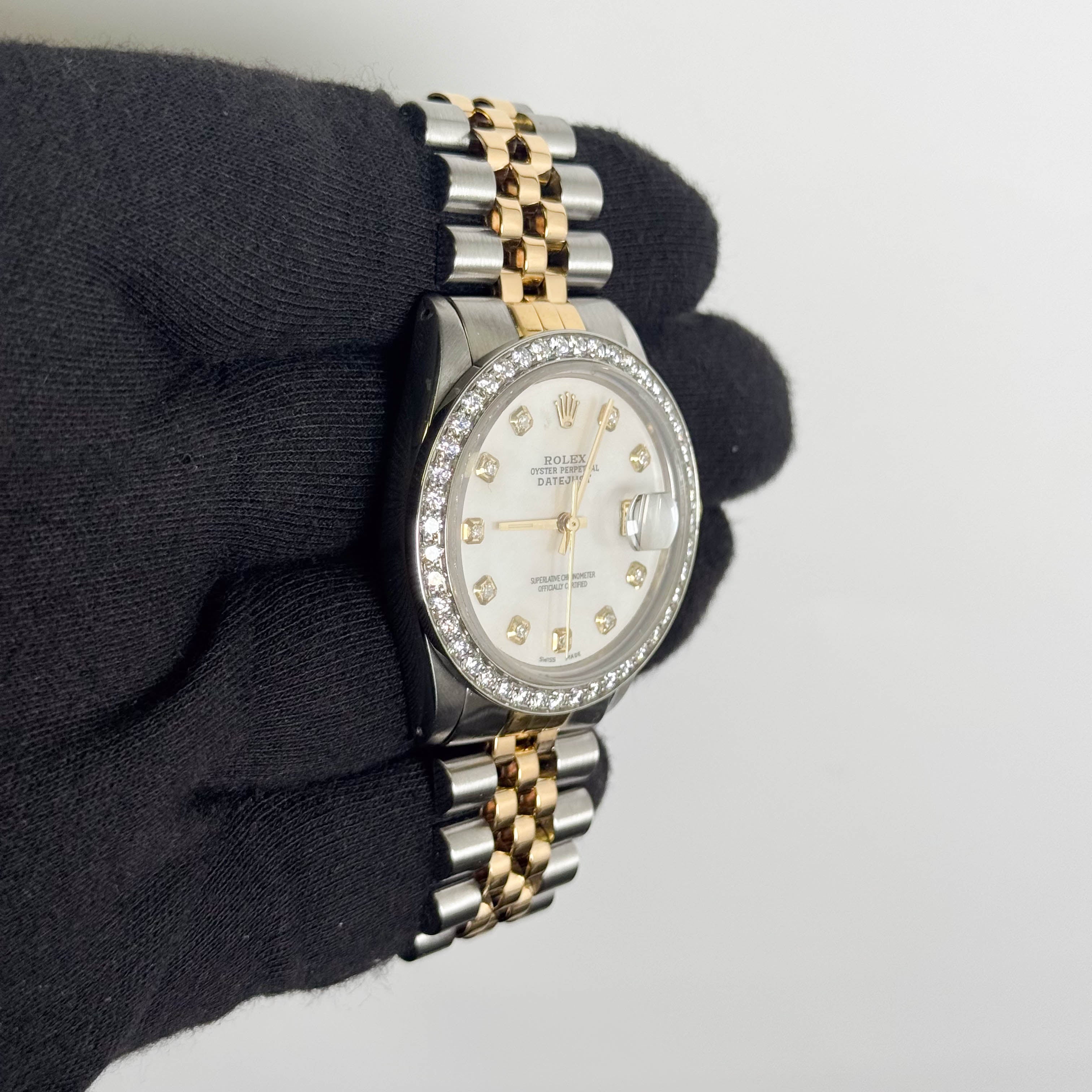 Rolex Datejust 36mm MOP Dial Watch Ref# 16233