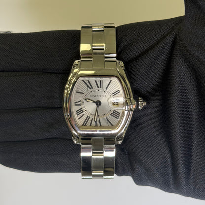Cartier Roadster 31mm Silver Dial Watch Ref# W62016V3