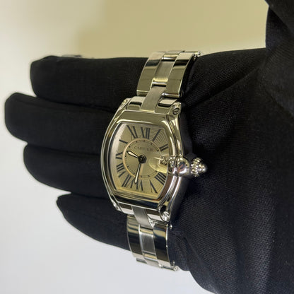 Cartier Roadster 31mm Silver Dial Watch Ref# W62016V3