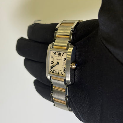 Cartier Tank 25mm White Dial Watch Ref# W51012Q4