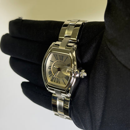 Cartier Roadster 31mm Silver Dial Watch Ref# W62016V3