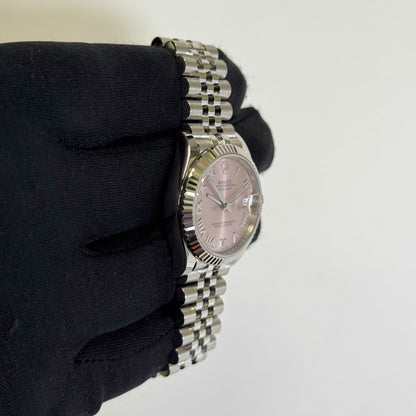 Rolex Datejust 31mm Pink Dial Watch Ref# 278274