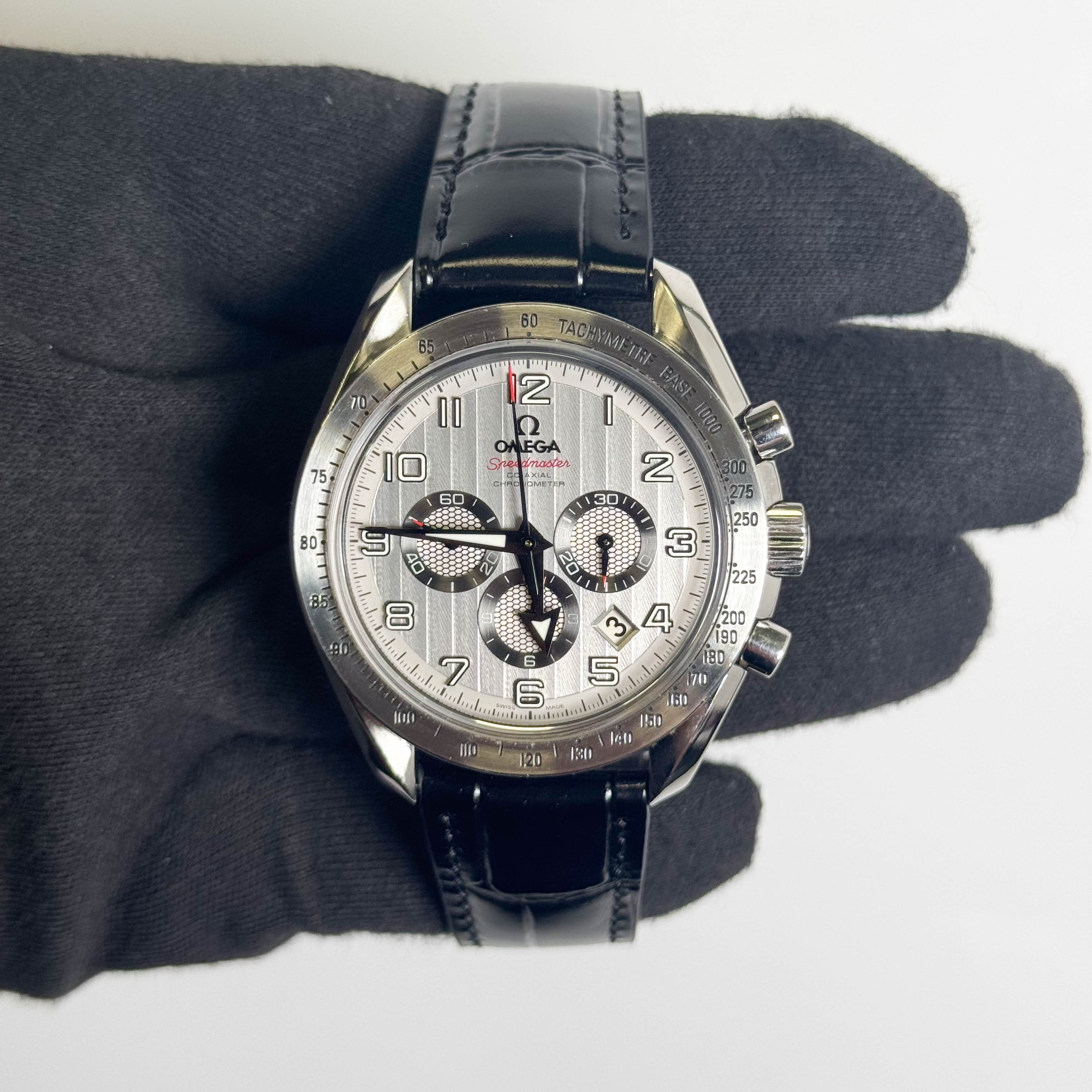 Omega Speedmaster Broad Arrow 44.25mm Silver Dial Watch Ref# 321.13.44.50.02.001