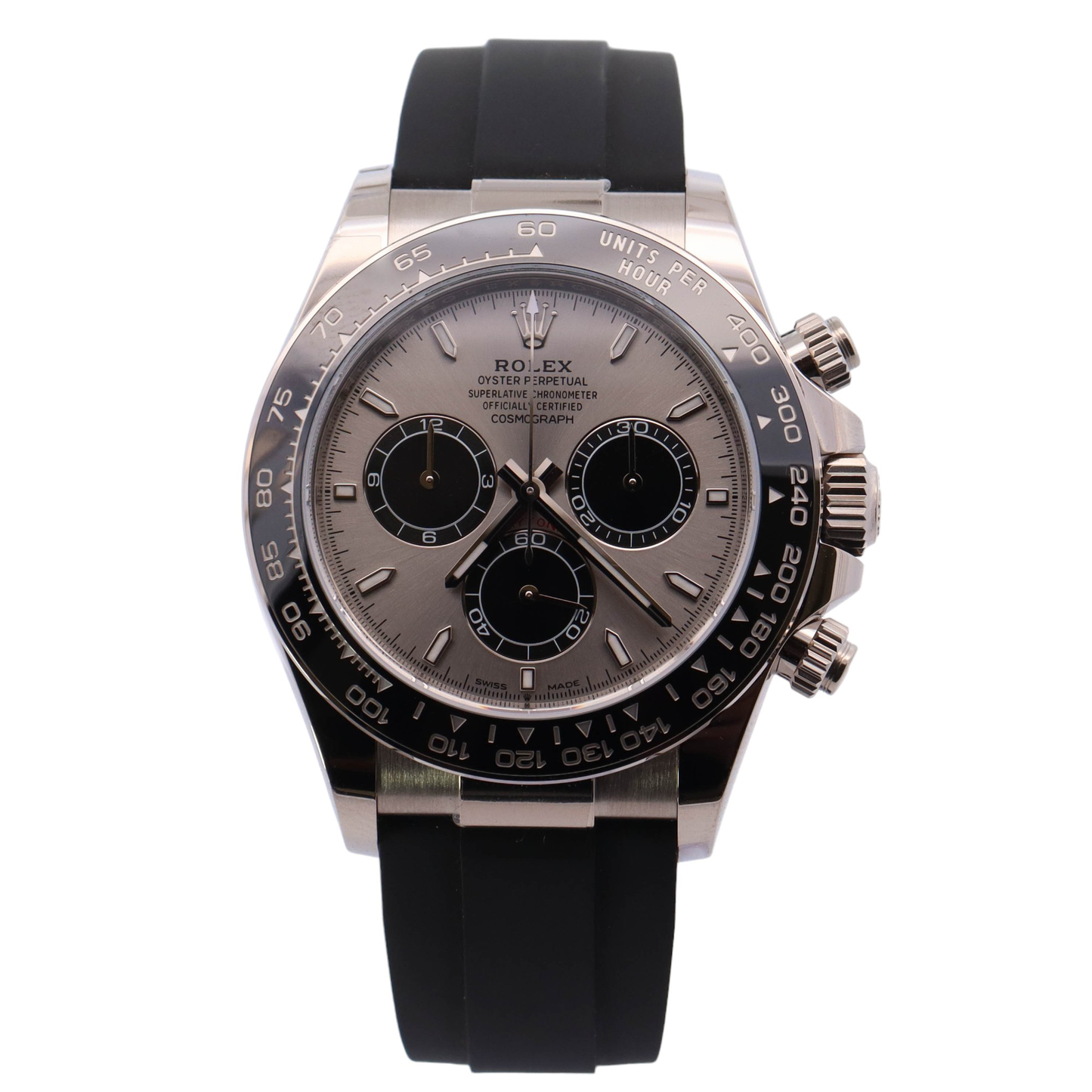 Rolex Daytona White Gold 40mm Silver Chronograph Dial Watch Ref# 126519LN - Happy Jewelers Fine Jewelry Lifetime Warranty