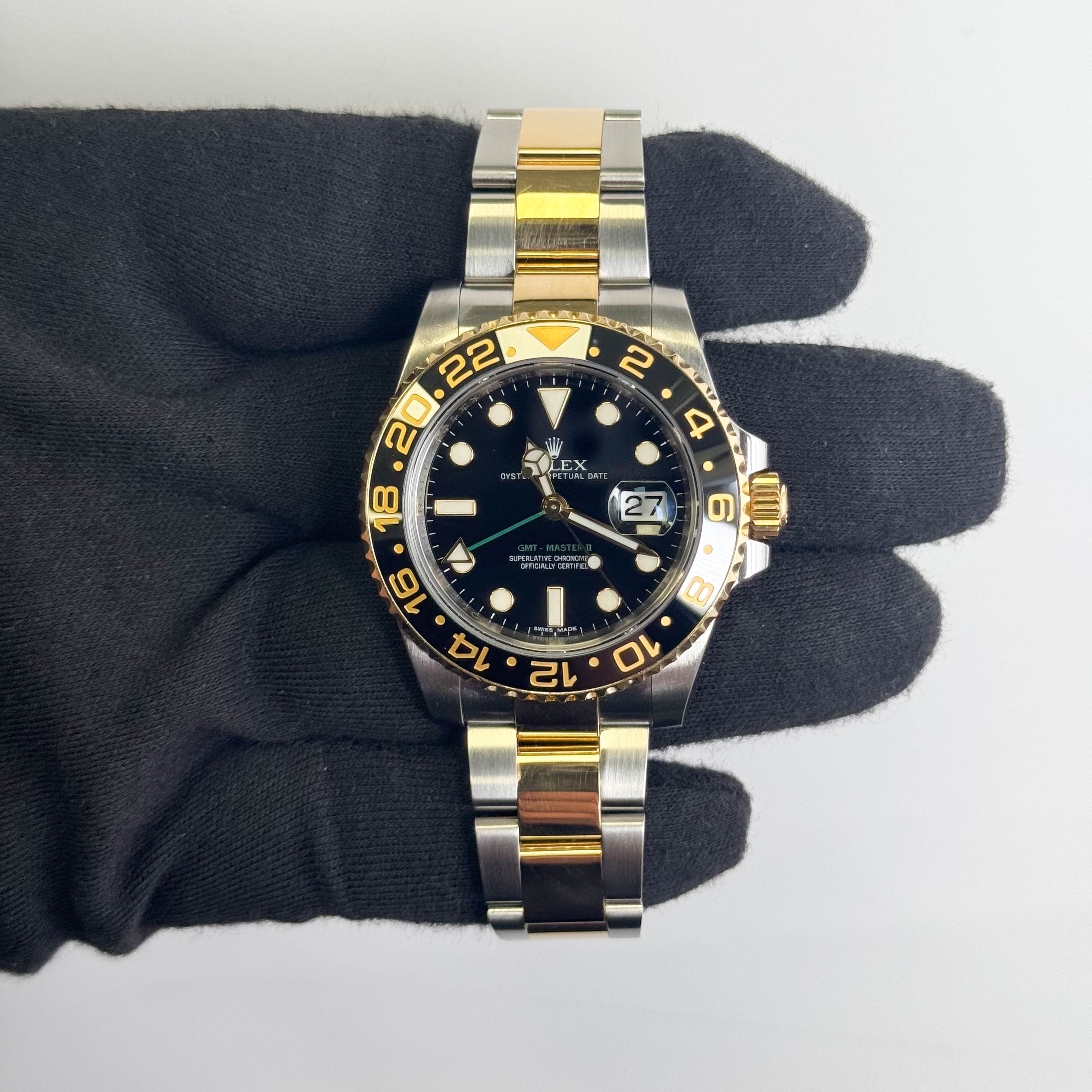 Rolex GMT-Master II 40mm Black Dial Watch Ref# 116713LN
