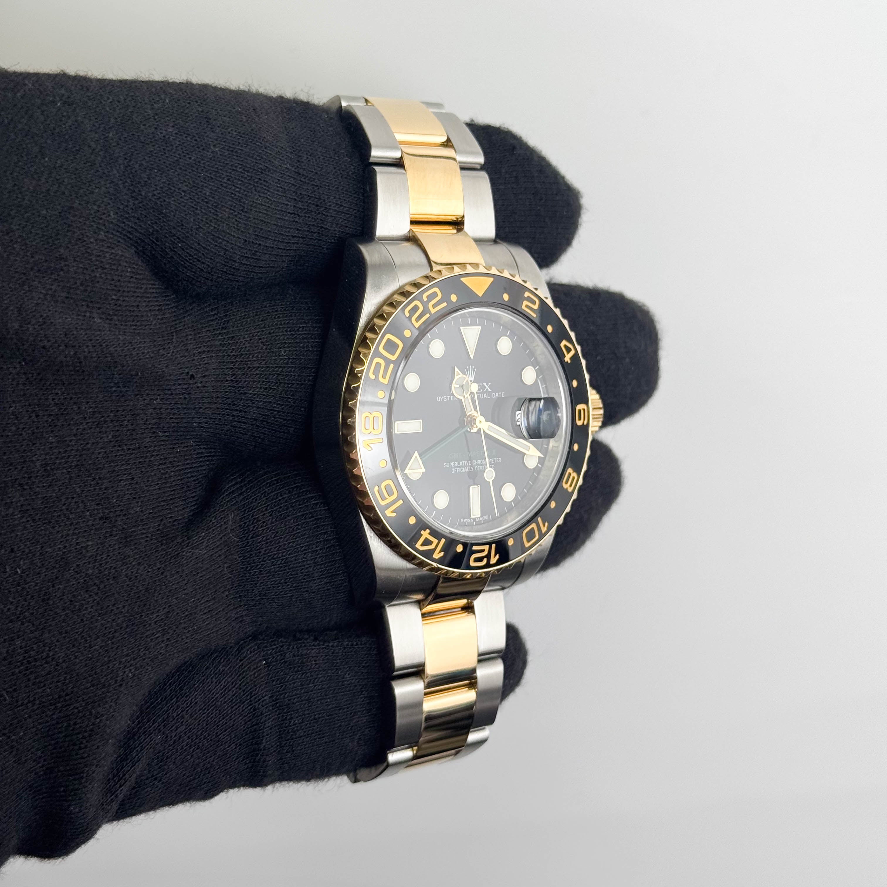 Rolex GMT-Master II 40mm Black Dial Watch Ref# 116713LN