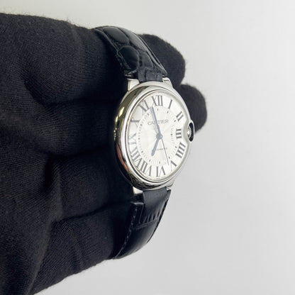 Cartier Ballon Bleu 36mm Silver Dial Watch Ref# WSBB0028
