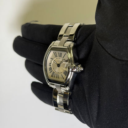 Cartier Roadster 31mm Silver Dial Watch Ref# W62016V3