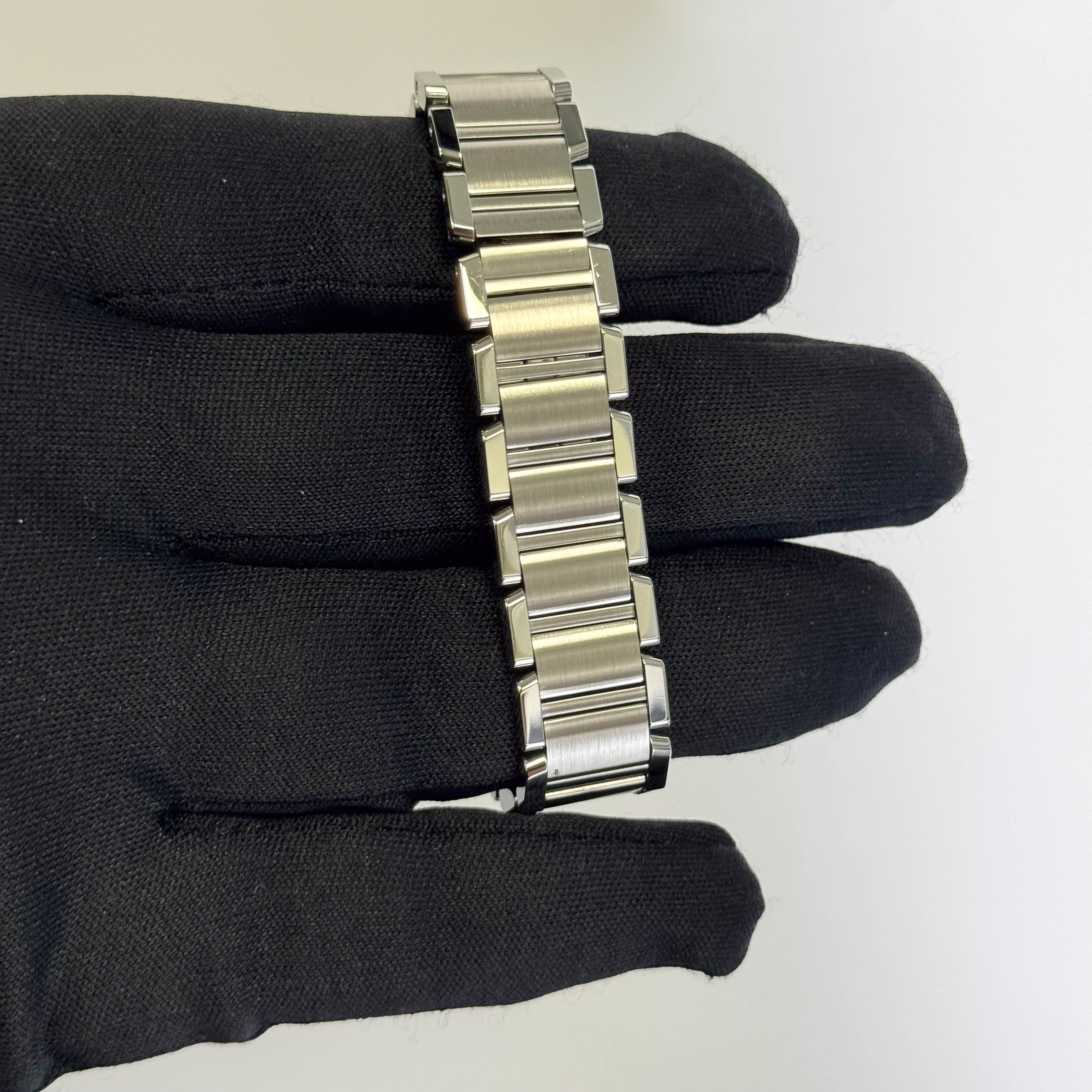 Cartier Tank Stainless Steel 20mm Ivory Dial Watch Ref# W51008Q3 - Happy Jewelers Fine Jewelry Lifetime Warranty