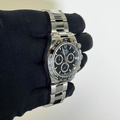 Rolex Daytona 40mm Black Dial Watch Ref# 126500LN - Happy Jewelers Fine Jewelry Lifetime Warranty