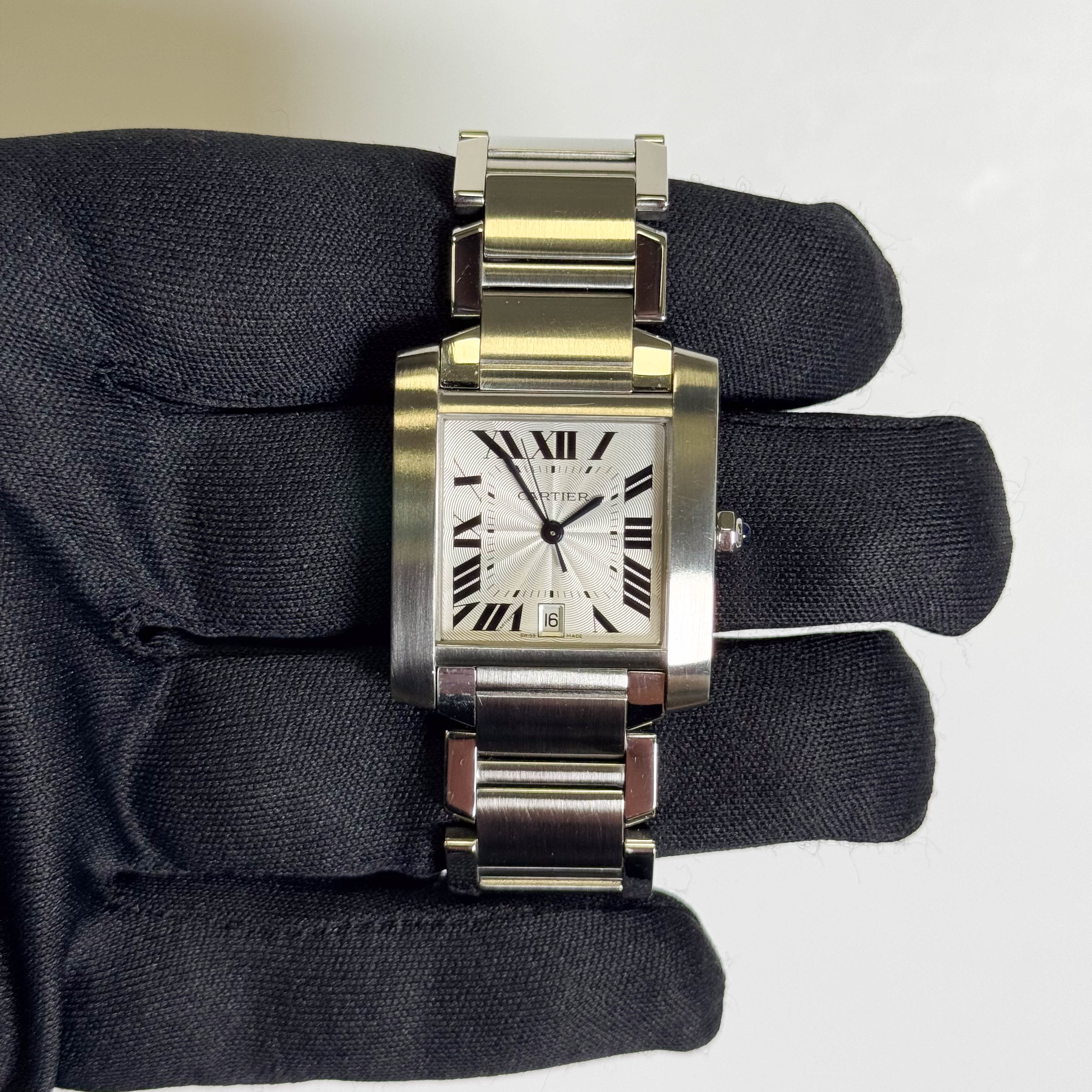 Cartier Tank 28mm White Dial Watch Ref# W51002Q3