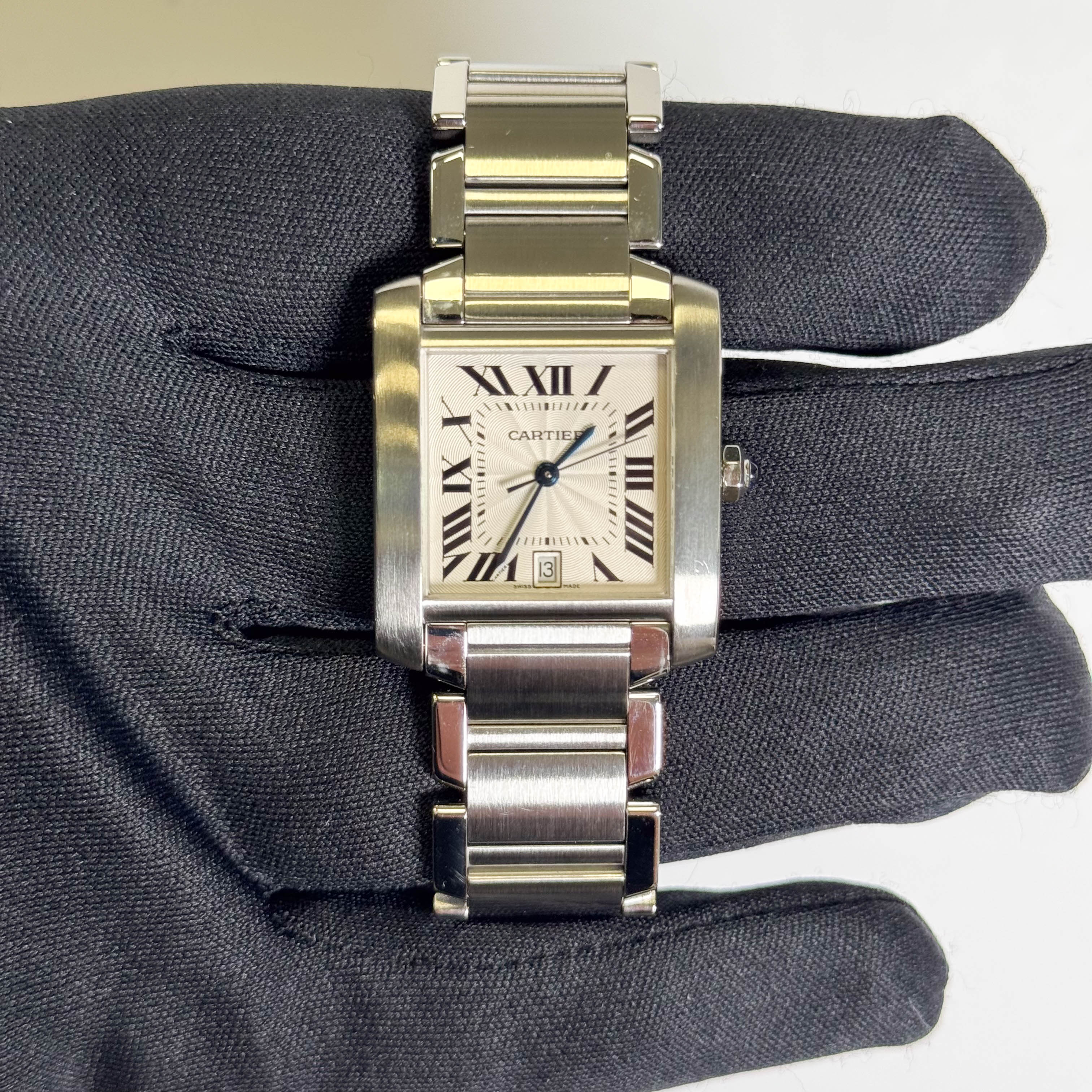 Cartier Tank 28mm White Dial Watch Ref# W51002Q3