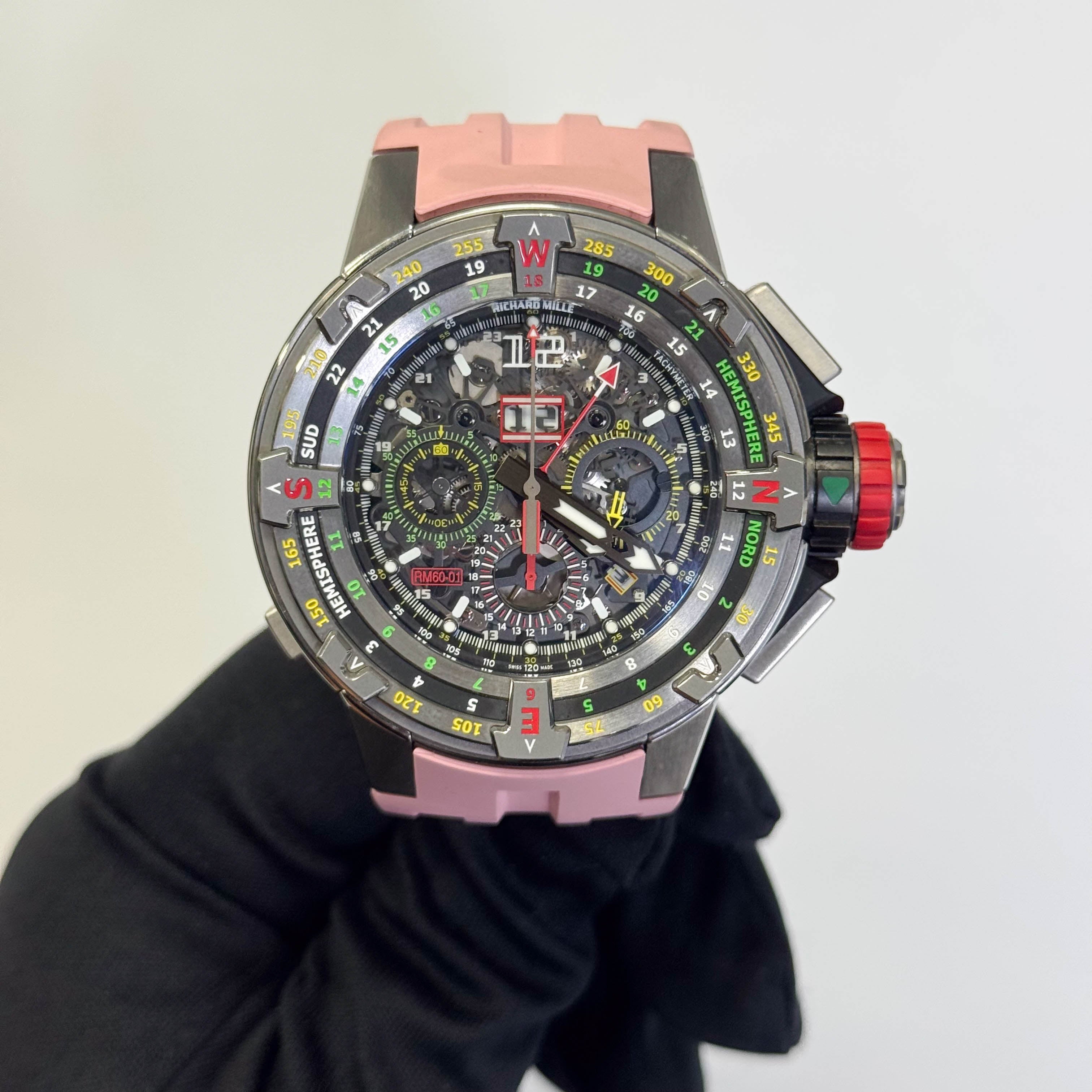 Richard Mille 60-01 50mm Skeleton Dial Watch Ref# RM60-01 - Happy Jewelers Fine Jewelry Lifetime Warranty