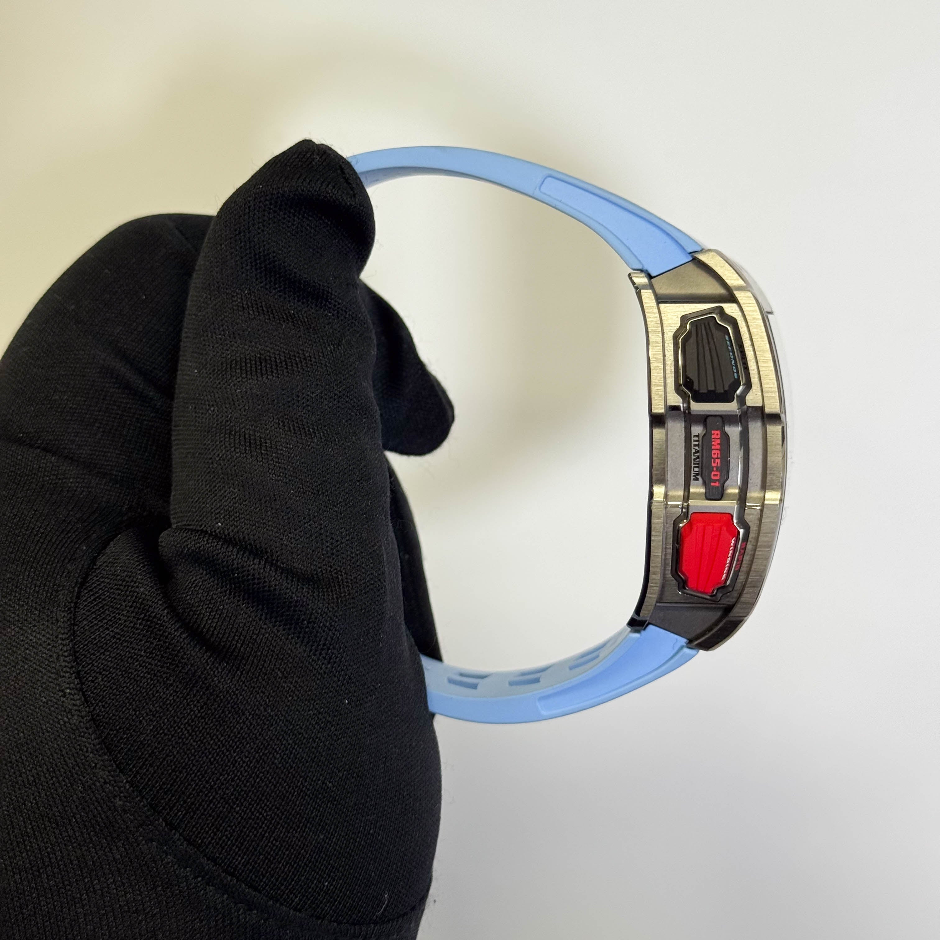 Richard Mille RM65-01 Titanium 45mm Skeleton Arabic Dial Watch Ref# RM65-01 - Happy Jewelers Fine Jewelry Lifetime Warranty