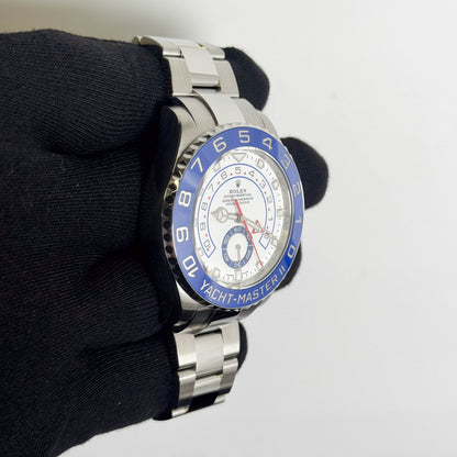 Rolex Yacht-Master II 44mm White Dial Watch Ref# 116680