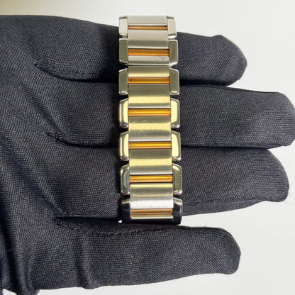 Cartier Tank Francaise 25mm Ivory Dial Watch Ref#W51005Q4