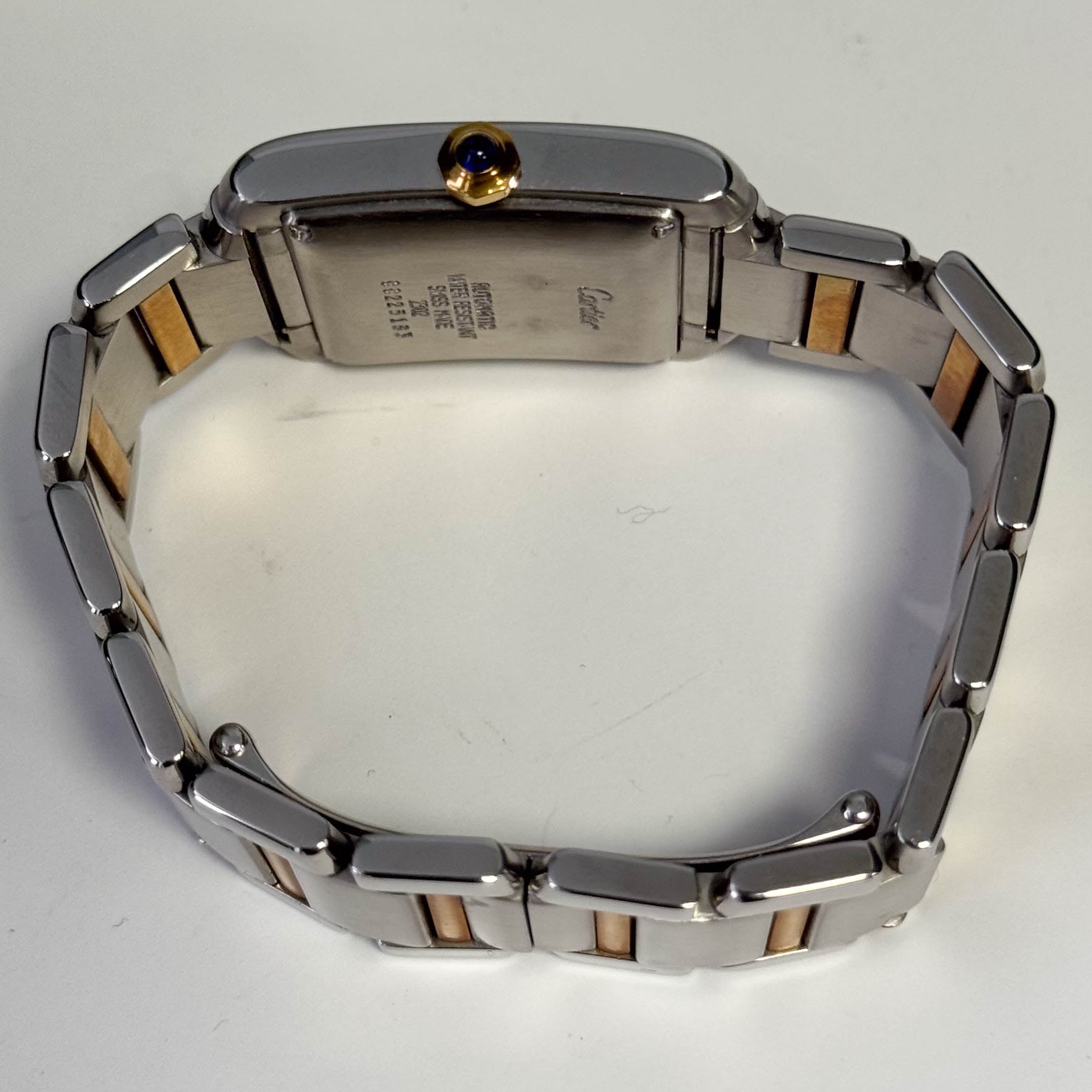 Cartier Tank Francaise 25mm Ivory Dial Watch Ref#W51005Q4