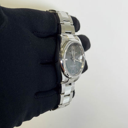 Rolex Datejust 36mm Wimbledon Dial Watch Ref# 126200 - Happy Jewelers Fine Jewelry Lifetime Warranty